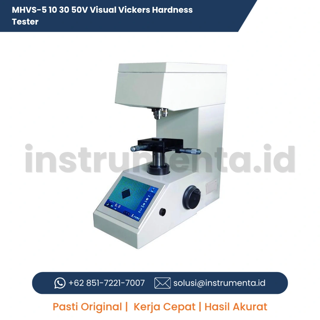 Jual MHVS-5/10/30/50V Visual Vickers Hardness Tester Distributor Resmi Ready Stock